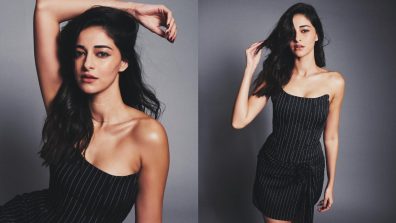 Ananya Panday Steals In Black Mini Dress At Kho Gaye Hum Kahan Success Party