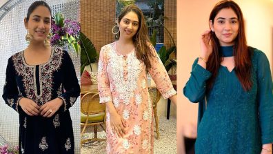 3 Times Disha Parmar Radiates Elegance In Embroidered Kurta, See Photos