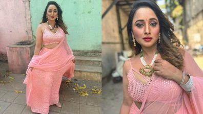 Captivating Beauty: Rani Chatterjee Flaunts Ethnic Elegance In A Pink Lehenga Set