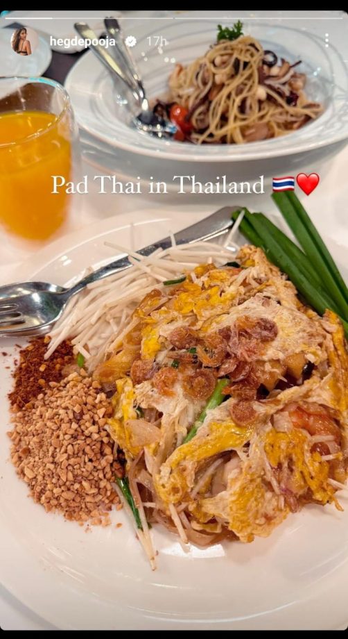 Foodie Adventures: Pooja Hegde's Tempting Encounter With Authentic Pad Thai In Thailand 888903