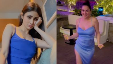 Shraddha Arya VS Mouni Roy: Who Looks Dreamy In Blue Thigh-high Slit Gown?