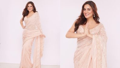 Shraddha Arya’s Pastel Saree Is Perfect To Grace Festive Occasion In Simplicity, Take Cues