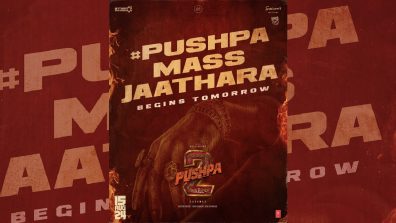 Pushpa 2: The Rule Madness takes over the Internet ! The makers announced, “Pushpa Mass Jaathara begins tomorrow”