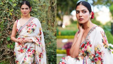 Trend Alert: Malavika Mohanan Exudes Effortless Glamour In A Floral Printed Saree