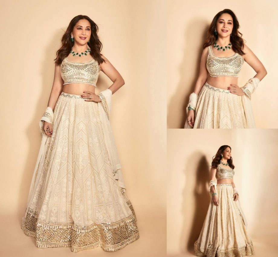 6 Magical Ways To Drape Lehenga 'Dupatta' Inspired By Madhuri Dixit 894103