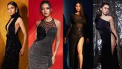 7 Thigh-high Slit Black Gown From Tejasswi Prakash's Wardrobe For Cocktail Party 897707