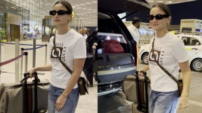 Airport Swag: Alia Bhatt Looks Stunning In Simple White Tee And Baggy Denim