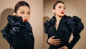Hansika Motwani Stuns In A Black Bodycon Dress With Trendy Front Slit, Take A Look 897347