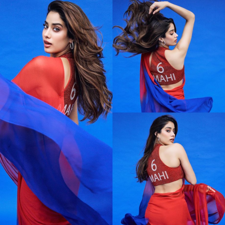 Janhvi Kapoor Dazzles in an Ombré Saree with a Designer' 6 Mahi' Embroidered Blouse, See Photos! 894796