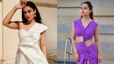 Khatron Ke Khiladi 14 Beauties Niyati Fatnani And Aditi Sharma Radiates Fashionista Vibes In Stunning Monotone Outfits