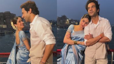 Mr. and Mrs. Mahi Actors Janhvi Kapoor And Rajkummar Rao Go On A Spiritual Ride And Perform An Aarti At Varanasi, Watch!