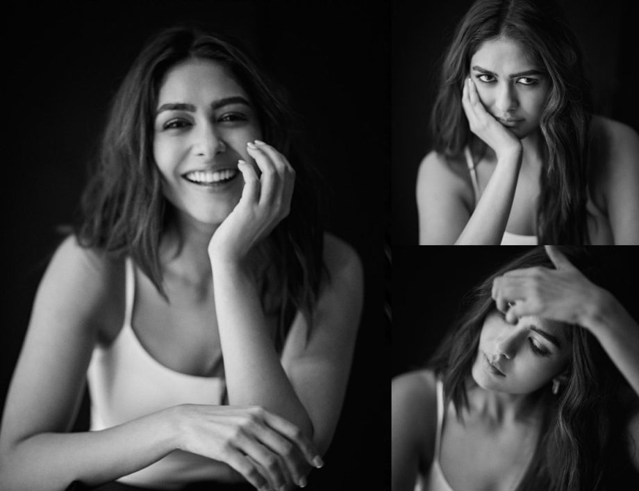 Mrunal Thakur Flaunts Her Quirky Moods in the Latest Monochrome Photoshoot! 895409