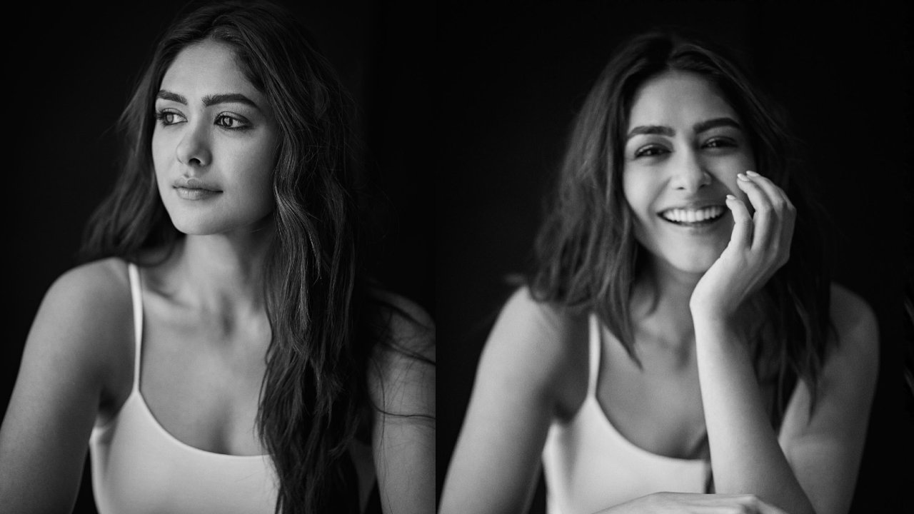 Mrunal Thakur Flaunts Her Quirky Moods in the Latest Monochrome Photoshoot! 895410