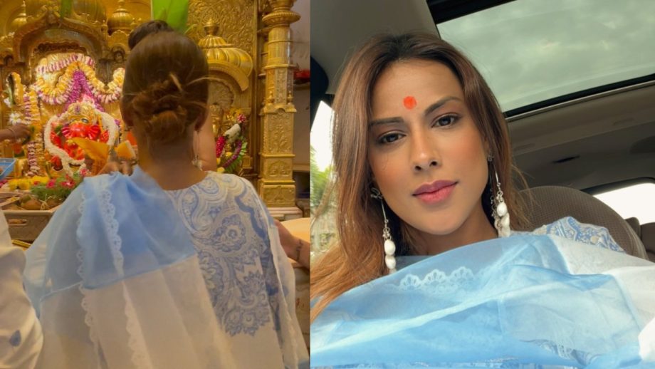 Nia Sharma Visits Siddhivinayak Temple; Follows The Tradition Before Launch of Her Show Suhagan Chudail On Colors 897074