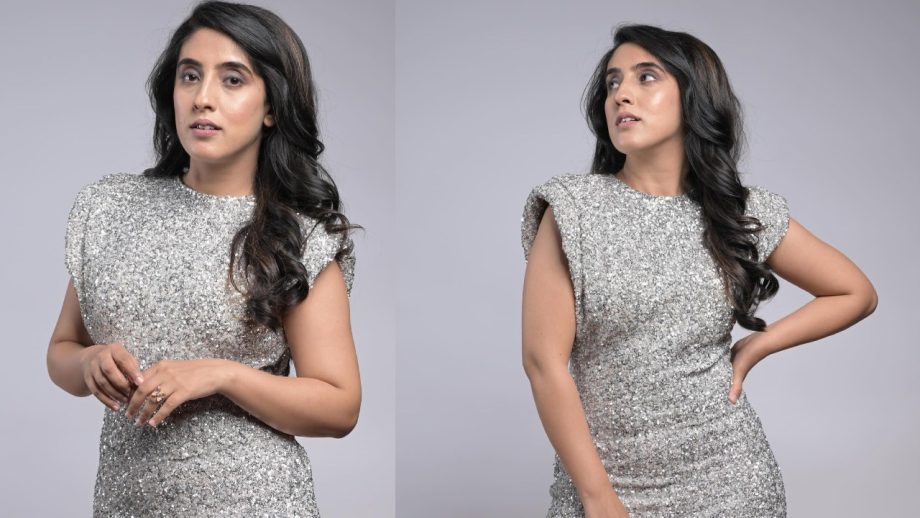 Sameeksha Sud Gives 'Anarkali Disco Chali' Vibes In A Glittery Mini Dress, See Photos! 896322