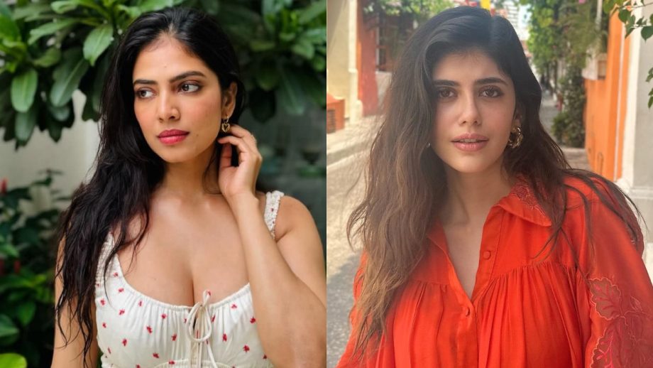 Take Summer Style Inspo From Malavika Mohanan And Sanjana Sanghi In Western Dress For Trendy Look 897171