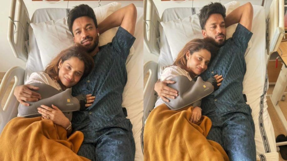 Vicky Jain gets hospitalised; Ankita Lokhande talks about being together 'in sickness & health' as they smile for the camera 893541