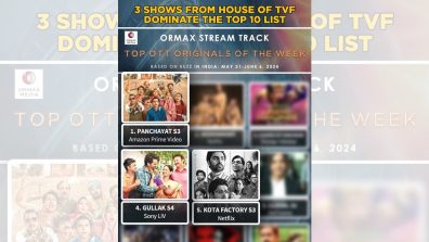 3 shows of TVF, Panchayat S3, Gullak S4, and Kota Factory S3, make it to the top 10 shows of India as per Ormax