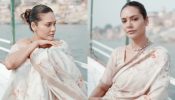 Esha Gupta Flaunts Her Graceful Elegance In Floral Printed Saree, Watch! 899378