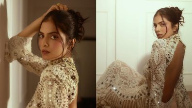 Malavika Mohanan Makes Jaw Drop In Ivory Backless Dress, Check Now!