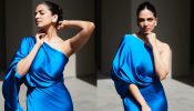 Malavika Mohanan Stuns In Electric Blue One-Shoulder Gown For Girls' Evening Party 897980