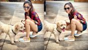 Meet Fame Ashi Singh Poses Quirky With Pet Dog, Checkout Adorable Photos! 902231