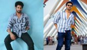 Men's Fashion: Kartik Aaryan Or Rohit Saraf - Who Is Giving Tough Competition In White And Blue Striped Shirt?