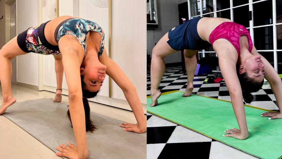 Monalisa Recreates Kareena Kapoor Khan's Iconic Chakrasana Yoga Pose, Fans Loved It! 899963