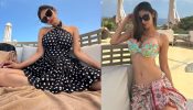 Mouni Roy Is Beach-ready In Spain With A Stylish Polka Dot Dress, Bikini, And Sarong