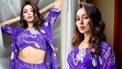 [Photos] Mimi Chakraborty Channels Inner Beauty In Purple Three-piece Outfit 900665