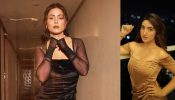 [Photos] YRKKH Hina Khan Stuns In A Black Thigh-high Slit Gown, Ashnoor Kaur Reacts 898285