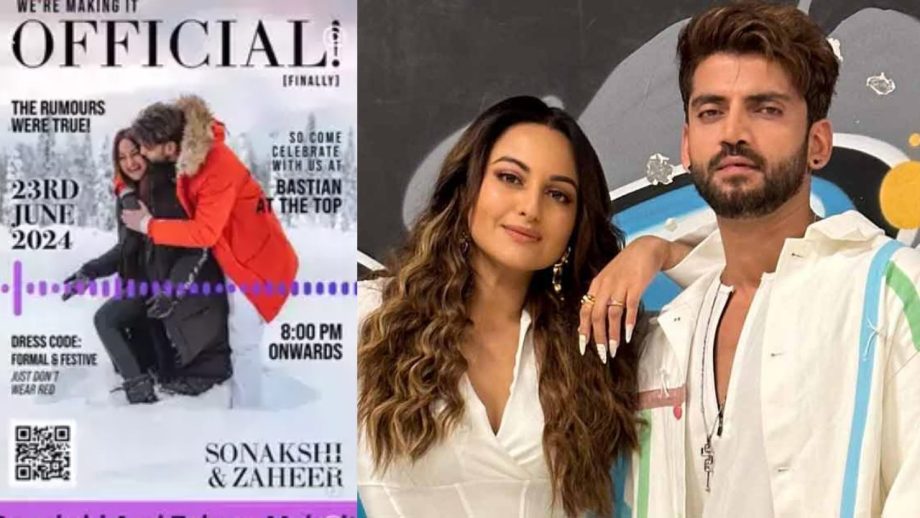 Sonakshi Sinha & Zaheer Iqbal's wedding invite gets leaked? 899899