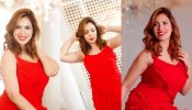 TMKOC Munmun Dutta Looks Stunning In Red Ruffle Dress With Red Lips, Watch! 898875
