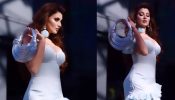 Urvashi Rautela Exudes Doll Vibes In White Bodycon Dress With A Funky Handbag 900446