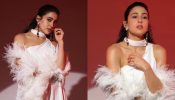 Weekend Glam: Sara Ali Khan Sizzles In Thigh-High Slit Gown With Feather Boa 899286