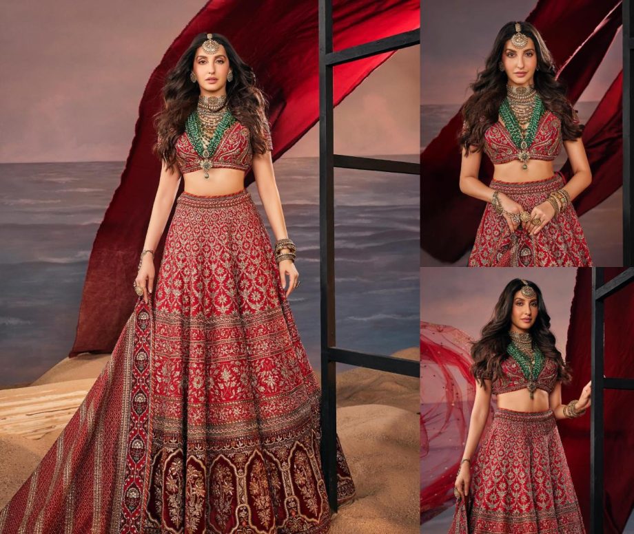 2024 Brides-to-Be, Discover Your Dream Lehenga In Nora Fatehi's Exquisite Collection 905006