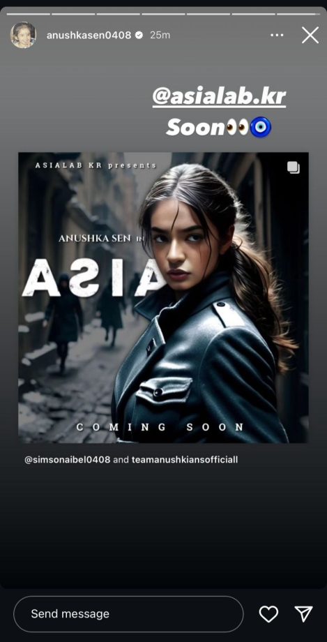 Anushka Sen's Fans Create Stunning AI Poster for Her International Film 