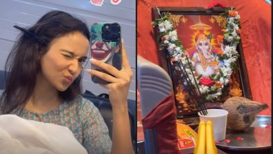 Ashi Singh Begins Shoot For Her Upcoming Project With Ganesh Pooja In Hyderabad