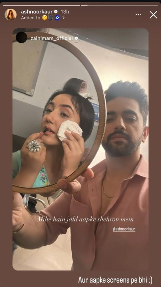 Ashnoor Kaur And Zain Imam Tease Fans With Their Chemistry, Soon To Appear On Screens 909482