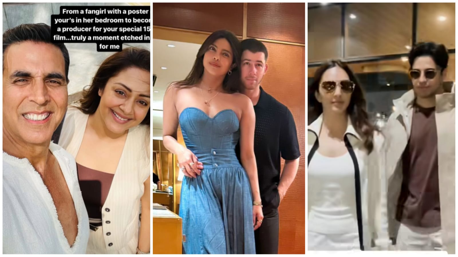 Bollywood News: Priyanka Chopra & Nick Jonas in Mumbai, Akshay Kumar praised by Jyotika, Kartik Aaryan's Bhool Bhulaiyaa 3 update & more 906535