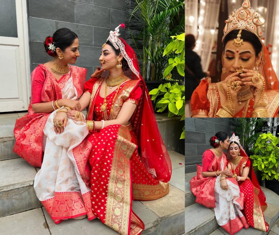 Jhanak's Hiba Nawab Turns Makeup Artist for Chandni Sharma: BTS From Wedding Scene 904969