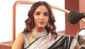 [Pics] Aly Goni Goes Lovestruck As Jasmin Bhasin Stuns In Ethnic Black Saree With Sleeveless Blouse