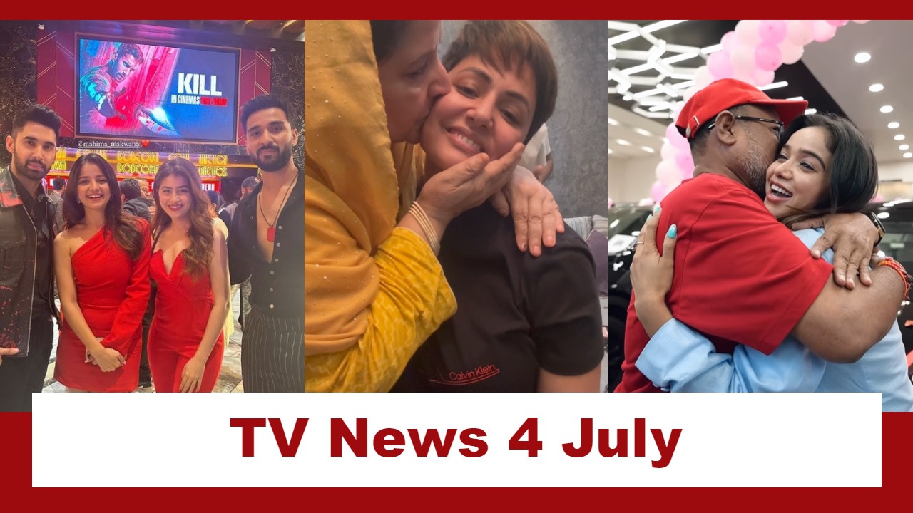 TV News 4 July: Aditi Bhatia's Jaw-dropping Collarbones, Hina Khan Cuts Hair As She Undergoes Chemotherapy To Manisha Rani Gifting Car To Her Father 905057
