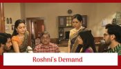 Udne Ki Aasha Serial Twist: Roshni's demand before Sailee; Sailee gives a fitting reply 905612