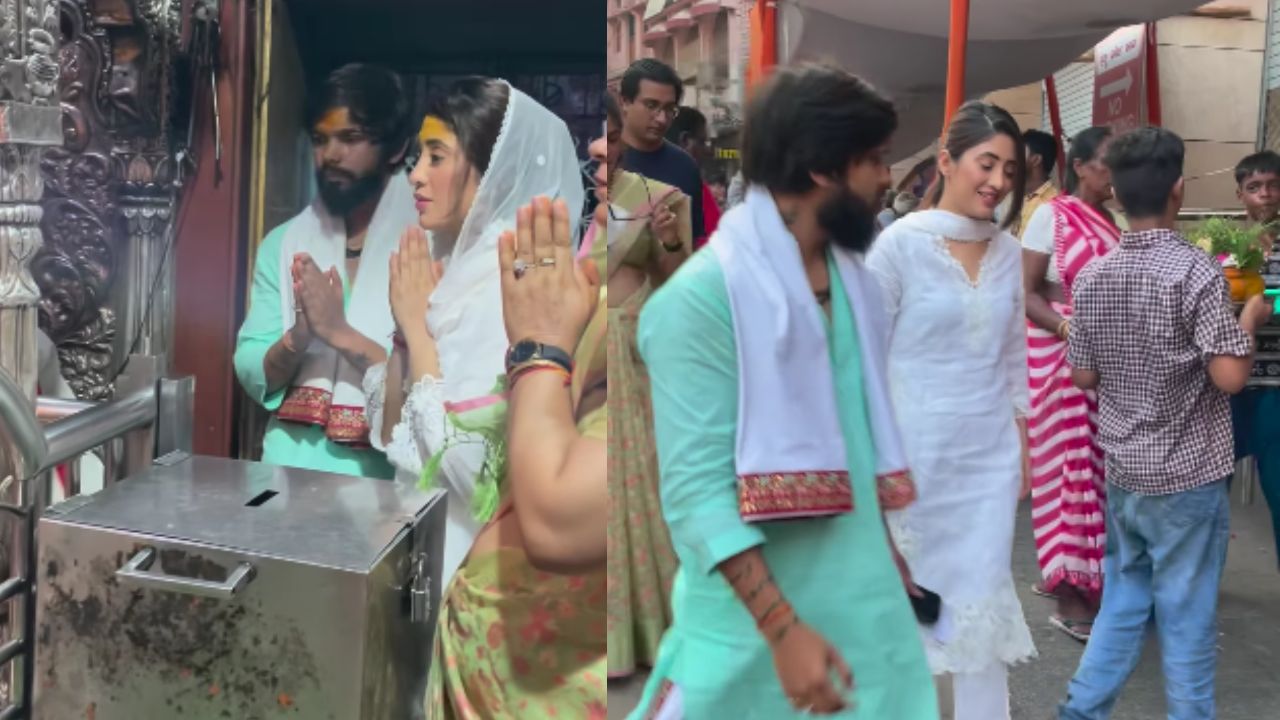 Yeh Rishta Fame Shivangi Joshi Embarks On A Spiritual Journey To Kashi Vishwanath Temple In Vanarasi Before Shooting