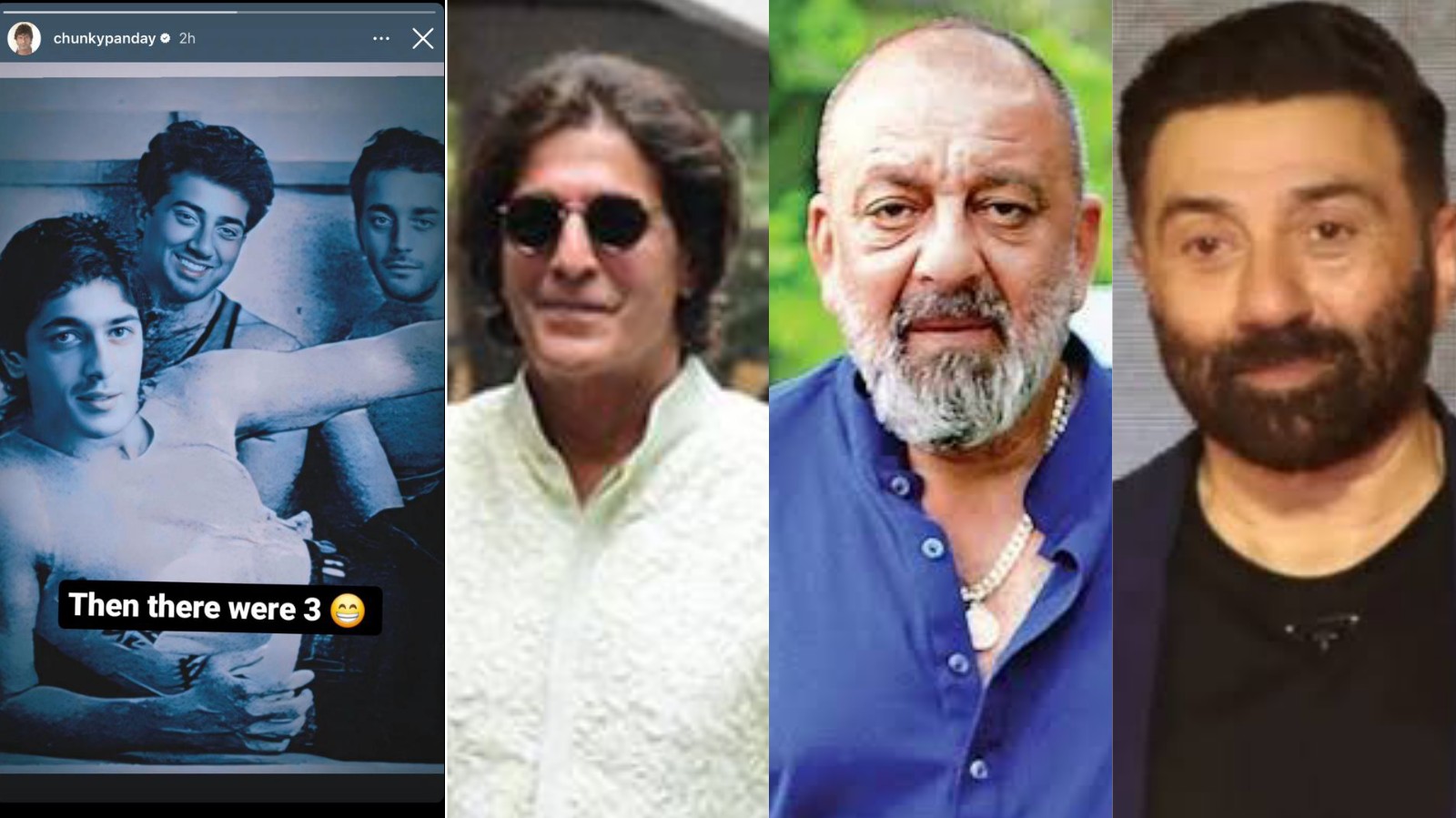 You won't recognise Sunny Deol, Sanjay Dutt & Chunky Panday in this pic 904410