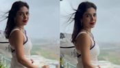 Bhumi Pednekar Is Getting More Sultry In Monsoon And Enjoys The Playful Wind In White Saree