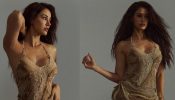 Disha Patani's Bombshell Look In Beige Gown, Flaunting Her Perfect Figure From Every Angle 912539