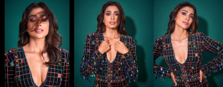 Glamour Personified: Shriya Saran Stuns in Manish Malhotra's Design 913877