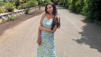 Monalisa’s Beachside Glamour: Actress Sizzles in Multi-Color Backless Frock